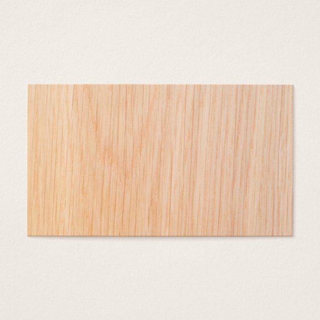 Cartes De Visite texture du bois de chêne (Devant)