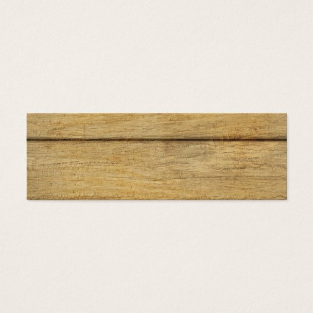 Cartes De Visite Texture du panneau en bois (Devant)