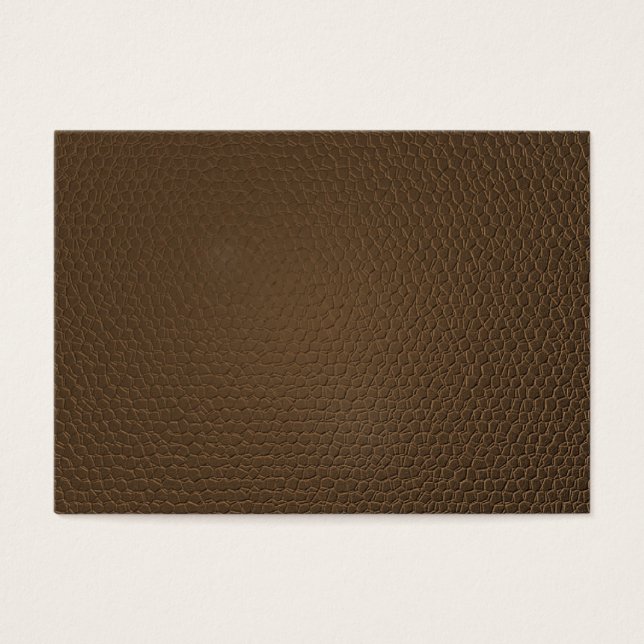 Cartes De Visite Texture en cuir (Devant)