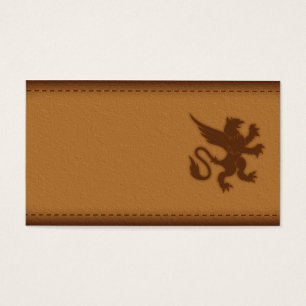 Cartes De Visite Texture en cuir