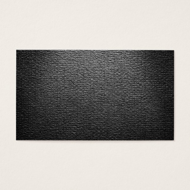 Cartes De Visite Texture en papier noir pour Arrière - plan (Devant)