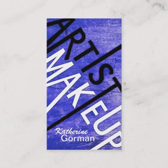 Cartes de visite texturisés audacieux de (Devant)