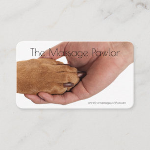 Cartes de visite The Massage Pawlor
