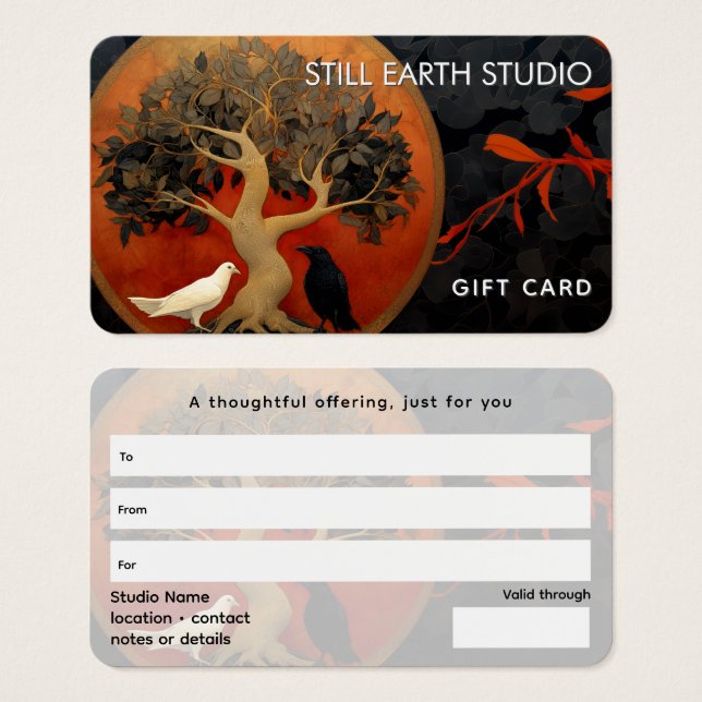 Cartes De Visite The Tree Between Worlds | Tree of Life R&B (Devant & derrière)