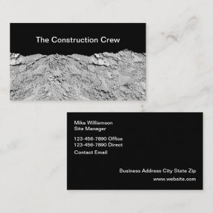 Cartes de visite Thème Enduit de Construction Cool