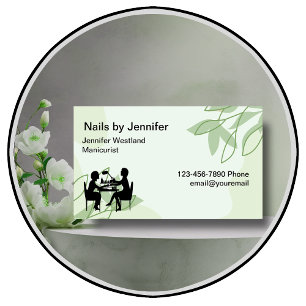Cartes de visite thème Manucure Ongles