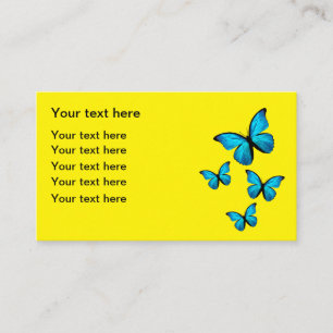 Cartes de visite thème papillon de la nature