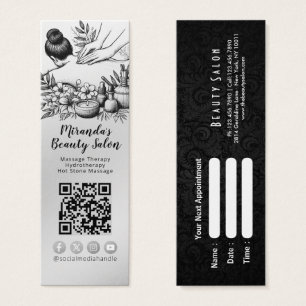 Cartes De Visite Thérapie de Massage Mains de Guérison Energie Spa