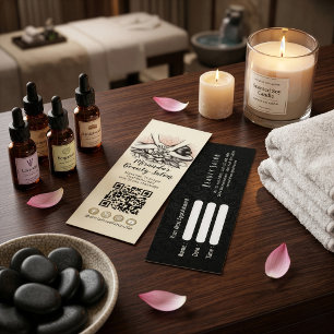 Cartes De Visite Thérapie de Massage Mains de Guérison Énergie Spa