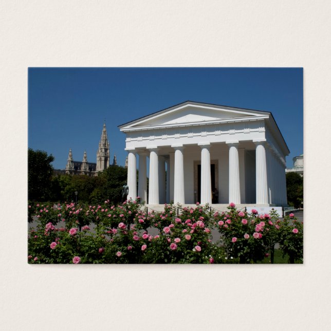 Cartes De Visite Theseus Temple Vienne Autriche (Devant)
