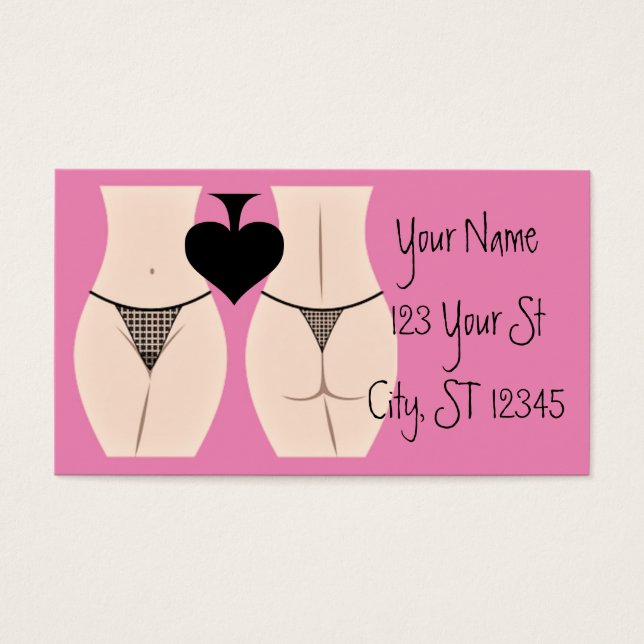 Cartes De Visite Thong Panty Spade Thunder_Cove (Devant)