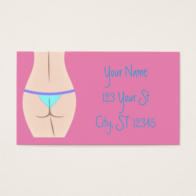 Cartes De Visite Thong Panty Thunder_Cove (Devant)