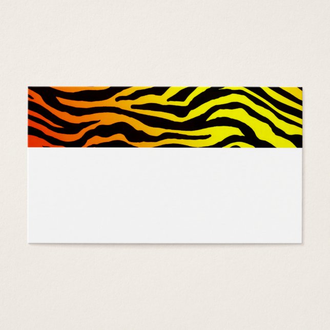 Cartes De Visite Tiger (Devant)