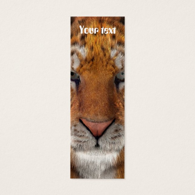 Cartes De Visite Tigre (Devant)