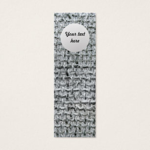 Cartes De Visite Toile de jute grise