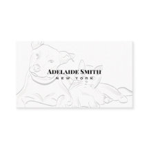 cartes de visite toilettage pour animaux de compag