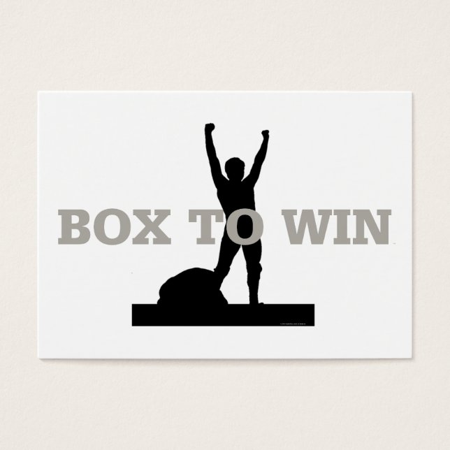 Cartes De Visite TOP Box pour gagner (Devant)