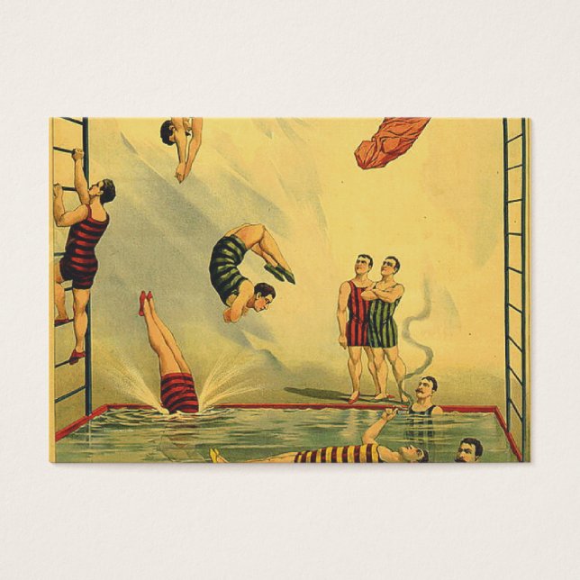 Cartes De Visite TOP Diving Old School (Devant)