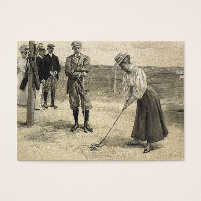 Cartes De Visite TOP Golf Girl (Devant)