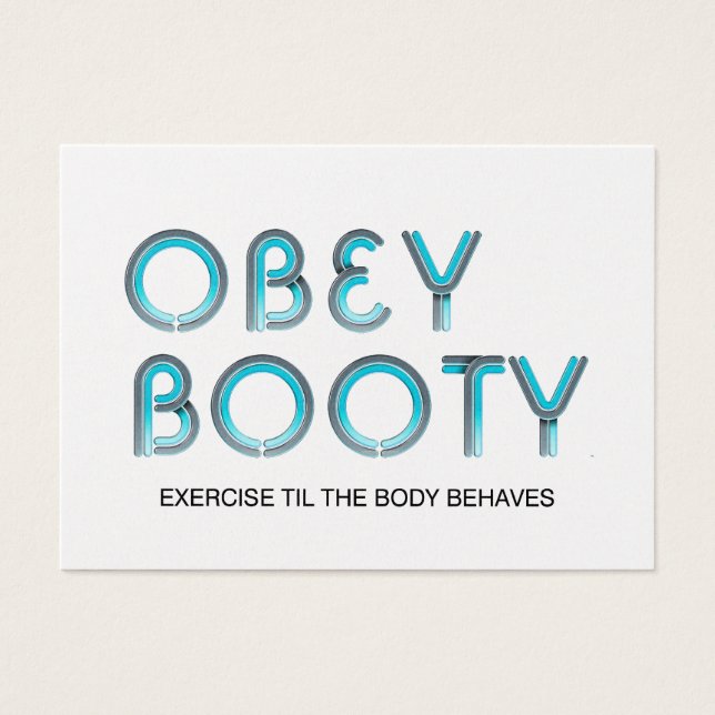 Cartes De Visite TOP Obey Booty (Devant)