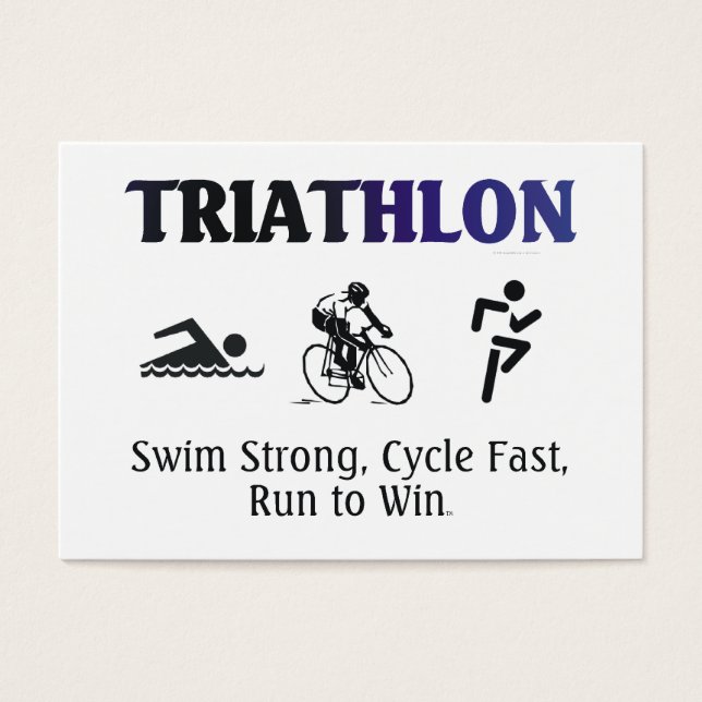 Cartes De Visite TOP Triathlon (Devant)