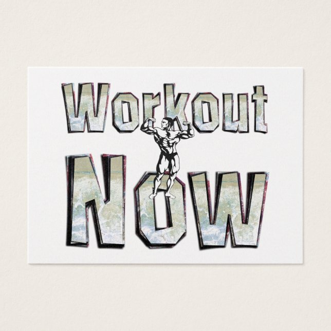 Cartes De Visite TOP Workout Now (Devant)