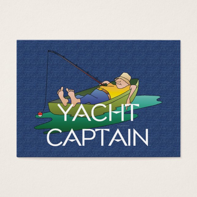 Cartes De Visite TOP Yacht Capitaine Fun (Devant)