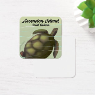 Cartes De Visite Tortue de mer de l'île de l'Ascension
