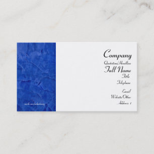 Cartes de visite Toscane bleue 2.0