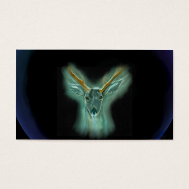 Cartes De Visite totem - cerf (Devant)