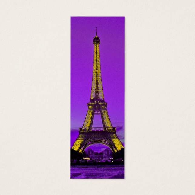 Cartes De Visite Tour Eiffel (Devant)