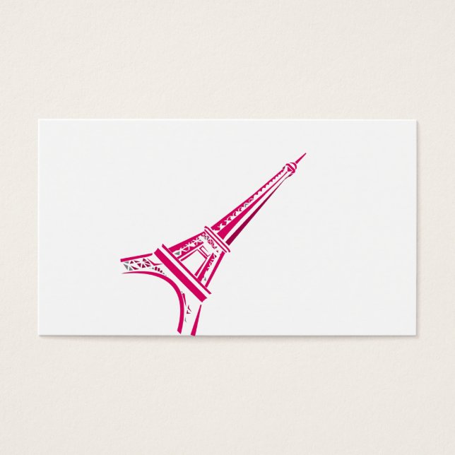 Cartes De Visite Tour Eiffel Paris (Devant)
