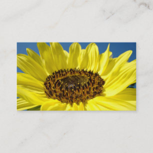 Cartes de visite Tournesol Floral personnalisées T