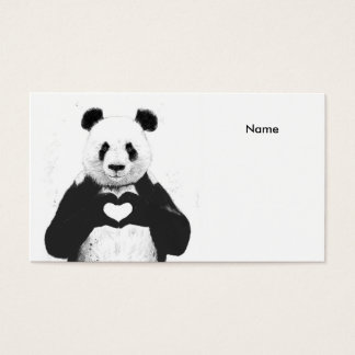 Cartes De Visite Tout ce dont tu as besoin, c'est d'amour