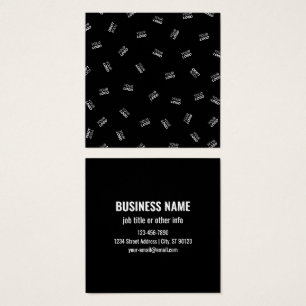 Cartes De Visite Tout logo ou image téléchargée   Motif dispersé