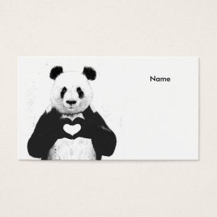 Cartes De Visite Tout que vous avez besoin est amour