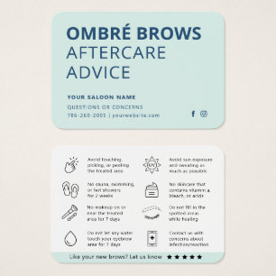 Cartes De Visite Toute Monnaie Couleur Ombre Poudre Brosse Conseils