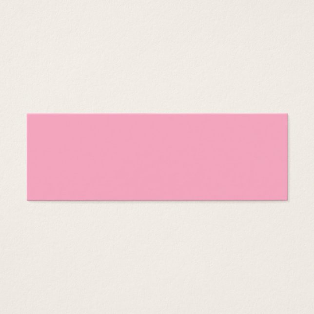 Cartes De Visite Toutes Roses Rien Que Couleur Rose (Devant)