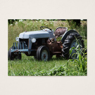 Cartes De Visite Tracteur dans un champ