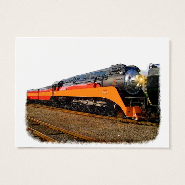 Cartes De Visite Train à vapeur SP (Dos)