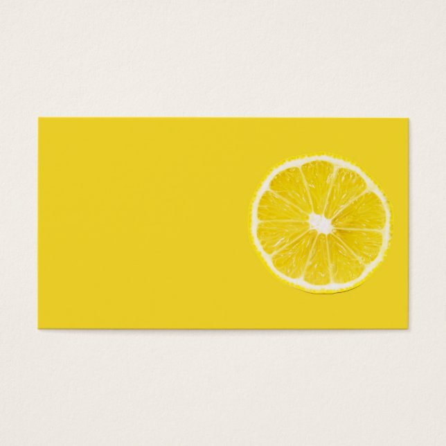 Cartes De Visite tranche de citron (Devant)