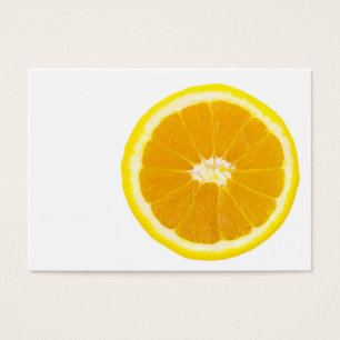 Cartes De Visite tranche orange