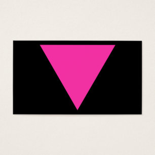Cartes De Visite triangle rose
