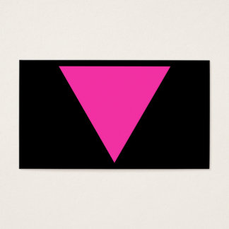 Cartes De Visite triangle rose