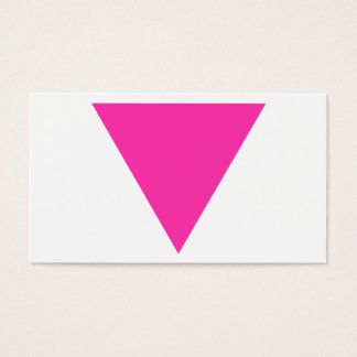 Cartes De Visite triangle rose