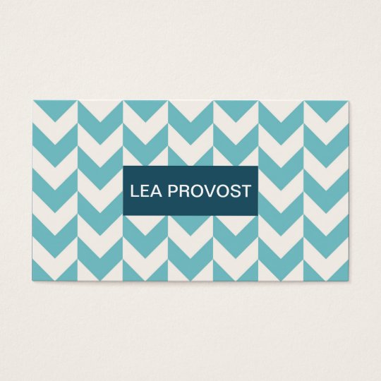 Cartes De Visite Triangles bleus