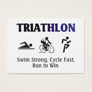 Cartes De Visite Triathlon SUPÉRIEUR