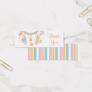 Cartes De Visite Tribal Dreamcatcher Boho Merci
