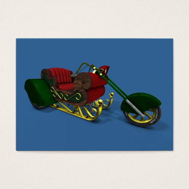 Cartes De Visite Trike de Noël (Devant)