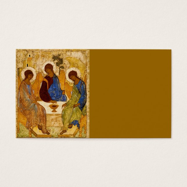 Cartes De Visite Trinity Rublev à la table (Devant)
